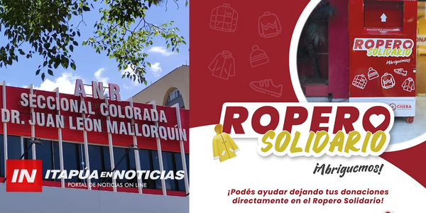 SECCIONAL COLORADA DE ENCARNACIÓN IMPLEMENTA EL "ROPERO SOLIDARIO" - Itapúa Noticias