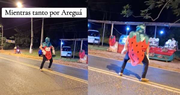 La Nación / Viral: “Frutillaman” es la sensación en la feria de Areguá