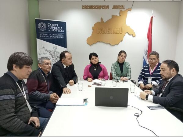 Reunión virtual para implementar expediente electrónico en Oviedo y Caaguazú