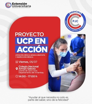 Proyecto “UCP en Acción” llega este viernes (5) a la colonia Gasory - Radio Imperio 106.7 FM