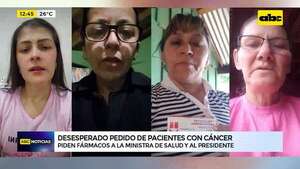 Video: desesperado pedido de pacientes con cáncer a la ministra de Salud y al presidente  - ABC Noticias - ABC Color