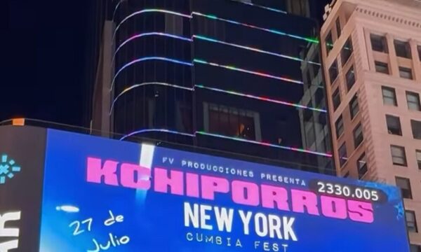¡Pantallas del Time Square anunciaron a Kchiporros!