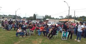 San Estanislao: manifestación de docentes paralizan  actividades académicas - Nacionales - ABC Color