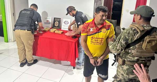 La Nación / Capturan al Rey del Chespi con casi 4 kilos de crack en Juan León Mallorquín