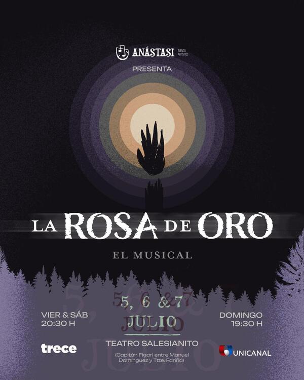 Elenco Anástasi se presenta en el Teatro Salesianito con "La Rosa de Oro, EL MUSICAL" - trece