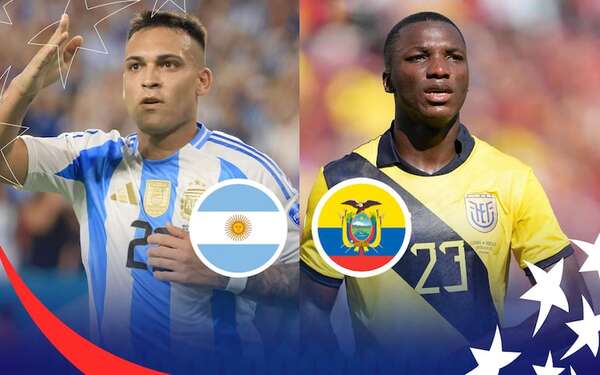 Argentina vs Ecuador, EN VIVO: cuartos de final de la Copa América 2024 - Fútbol Internacional - ABC Color