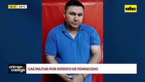 Cae militar por intento de feminicidio: atacó con cuchillo a su pareja en Lambaré - Crimen y castigo - ABC Color