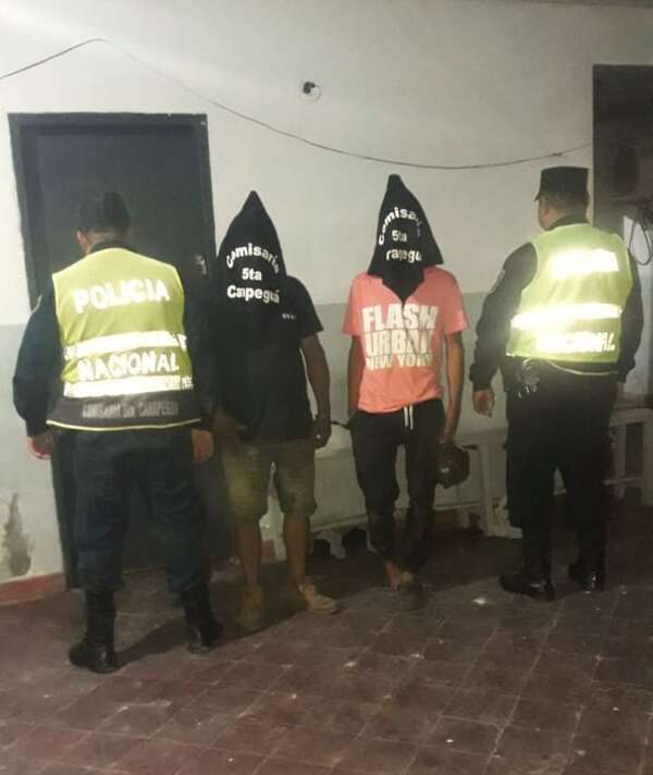 Carapeguá: tras persecución aprehenden a padre e hijo sindicados como supuestos abigeos - Policiales - ABC Color