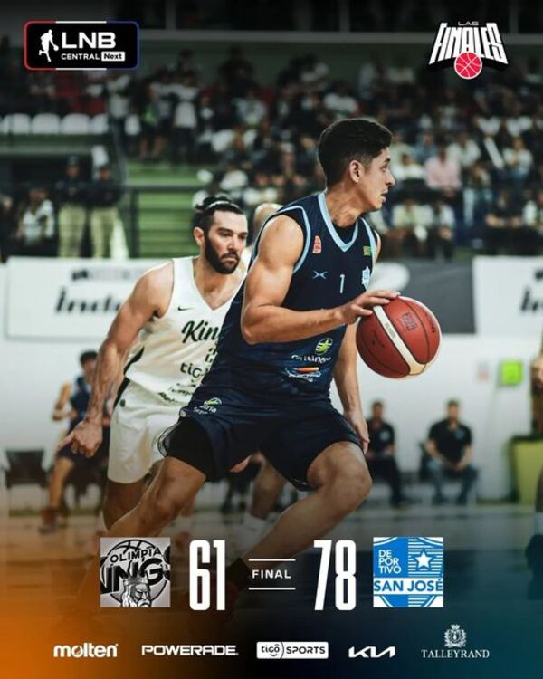 San José volvió a ganar y está a un partido de título de la Liga Nacional