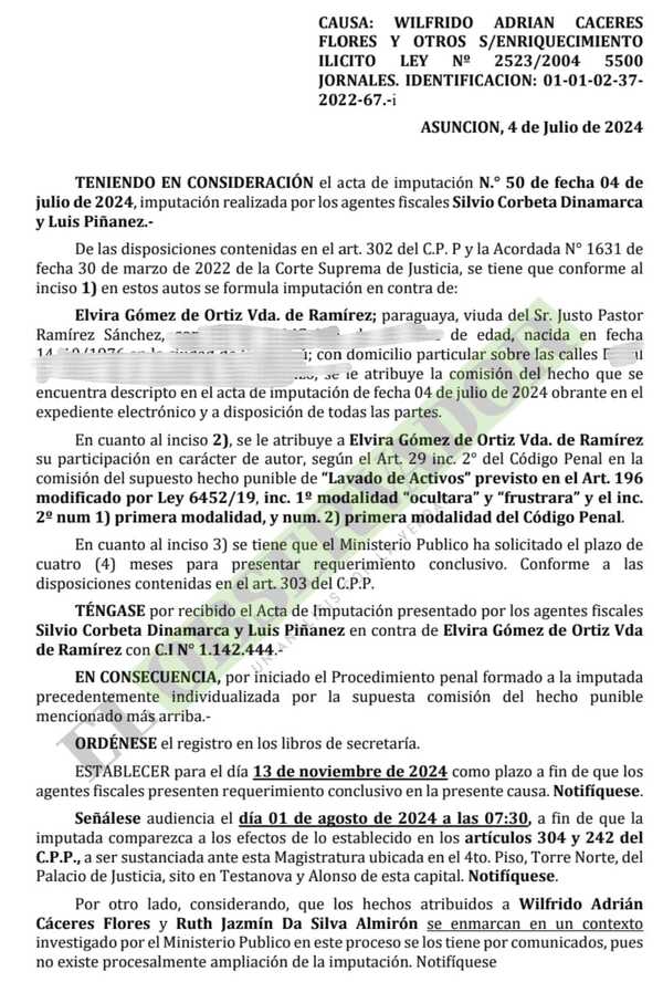 Juez afirma que “ampliación de imputación” no existe y tuvo por comunicados hechos atribuidos a exjefe de Gabinete de Nenecho