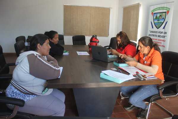 Realizan censo en Tte. Irala Fernández en el marco del programa Tekoporã Mbarete para beneficio de personas en situación de v
