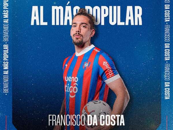 Cerro Porteño oficializó al brasileño Francisco Da Costa - Cerro Porteño - ABC Color