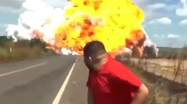 Explosión de un camión de gas deja seis heridos en Brasil