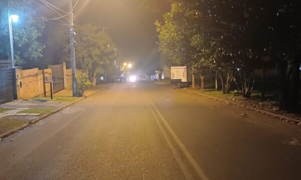 ANDE repara 215 alumbrados en Franco