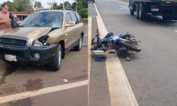 Accidente de tránsito se cobró la vida de un motociclista en Coronel Oviedo – Prensa 5