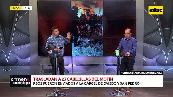Video: Trasladaron a 23 cabecillas del motín en Emboscada - Crimen y castigo - ABC Color