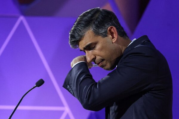 Tras su fracaso en las elecciones, Rishi Sunak presentó su renuncia como primer ministro del Reino Unido