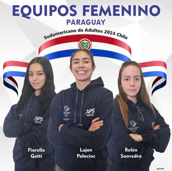 Team femenino de squash logra medalla de bronce en Santiago
