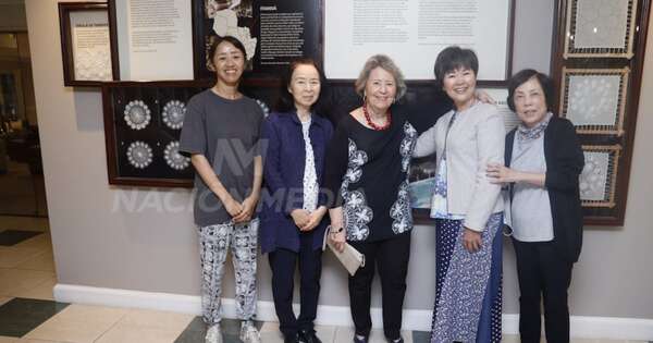 La Nación / Tejedoras japonesas de ñanduti visitaron muestra