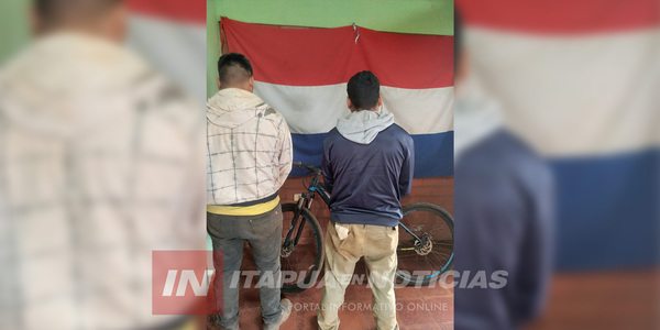 RECUPERARON OBJETOS HURTADOS Y APREHENDIERON A DOS PERSONAS EN PIRAPÓ - Itapúa Noticias