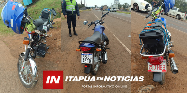 DOS MOTOCICLISTAS RESULTARON HERIDOS TRAS COLISIONAR EN CAMBYRETÁ - Itapúa Noticias