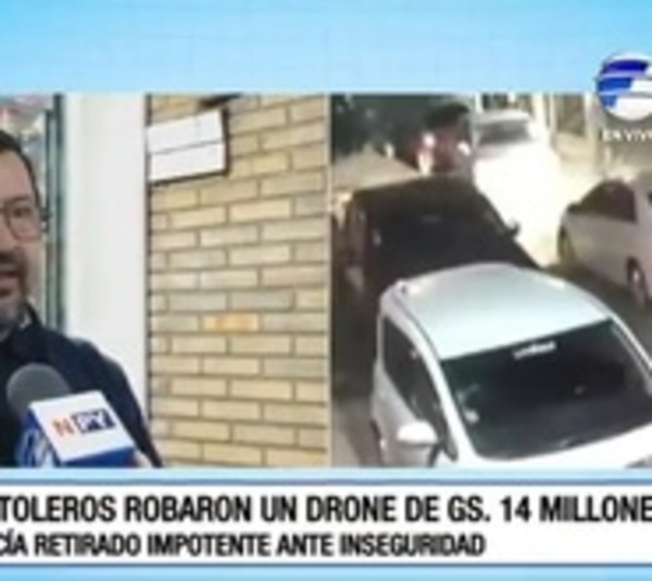 Tortoleros robaron un drone de G. 14 millones a expolicía - Paraguay.com