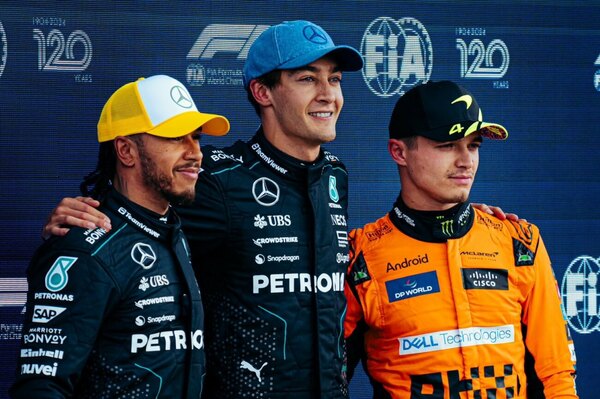 Versus / George Russell logra la "pole" y los británicos copan los primeros lugares en Silverstone