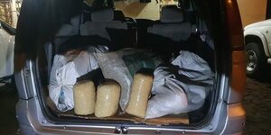 Imputado un menor que conducía con carga de 21,6 kilos de marihuana