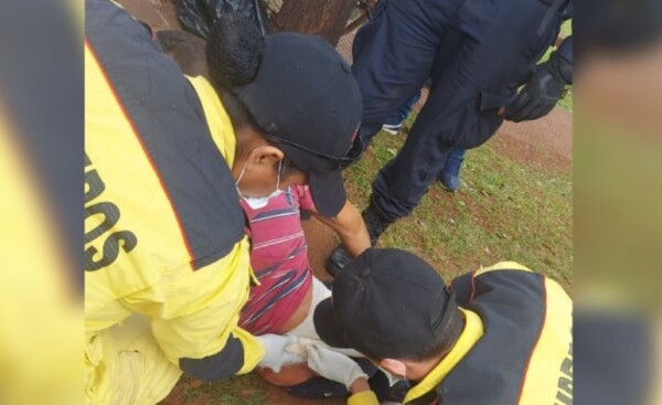 Hombre fue herido por una mujer en circunstancias desconocidas