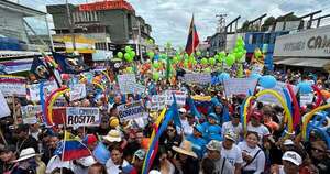 La Nación / Miles de venezolanos claman por un “cambio” en el gobierno
