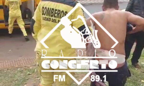 Hieren de una estocada a adicto en pleno paseo central de zona céntrica de CDE