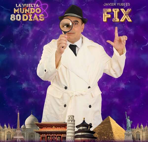 Javier Yubi regresa a las tablas como el detective Fix en “La vuelta al mundo en 80 días” - Gente - ABC Color