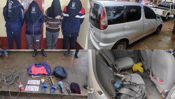 Capturan a peligrosa sup. banda criminal tras persecución de película entre Encarnación y Cambyretá