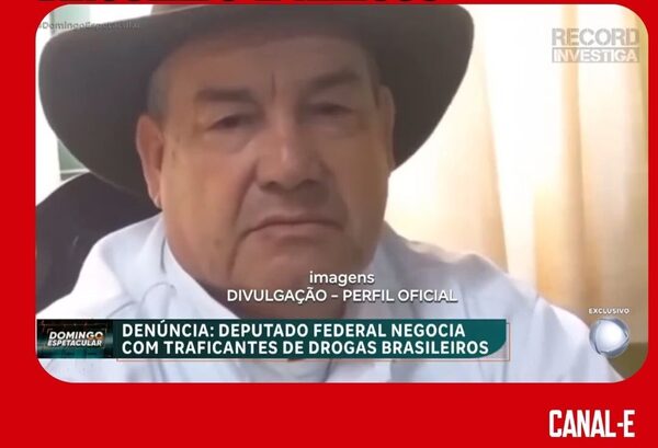 MEDIO BRASILEÑO NUEVAMENTE NOMBRA A DIPUTADO CARTISTA VINCULADO A NARCOS