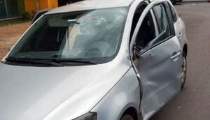 Choque entre automovilista ebrio y motociclista