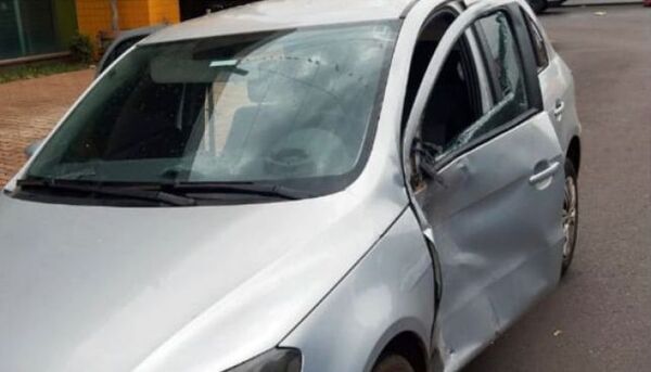 Choque entre automovilista ebrio y motociclista