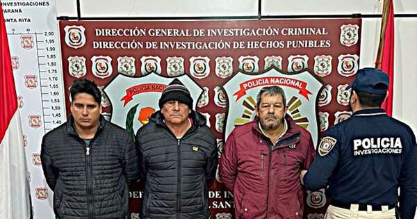 Diario HOY | Capturan a tres sospechosos vinculados al violento asalto a una estancia