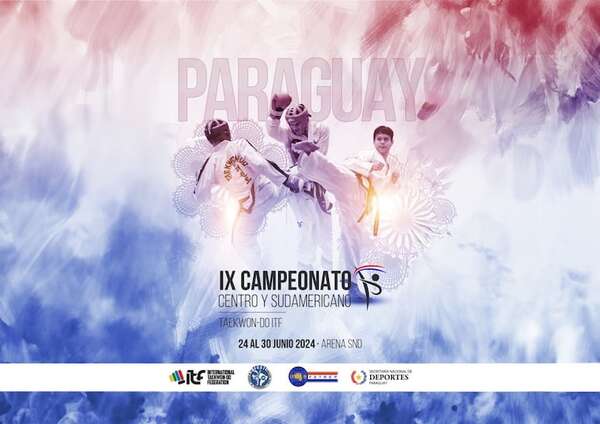 Campeonato Centro y Sudamericano de Taekwondo ITF, en la SND - Polideportivo - ABC Color