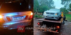 “RÁPIDOS, EBRIOS Y FURIOSOS”: PERSECUCIÓN TERMINA EN COLISIÓN CONTRA PATRULLERA - Itapúa Noticias