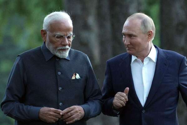 Putin y Modi inician cumbre con una “reunión informal” - Mundo - ABC Color