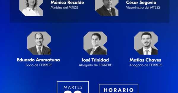 La Nación / Ferrere invita al conversatorio sobre tendencias en empleo y seguridad social