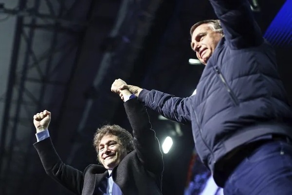 Milei denuncia una “persecución judicial” contra Bolsonaro y defiende su plan económico - ADN Digital
