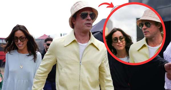 La Nación / ¡Brad Pitt se mostró de mil amores con su novia española!