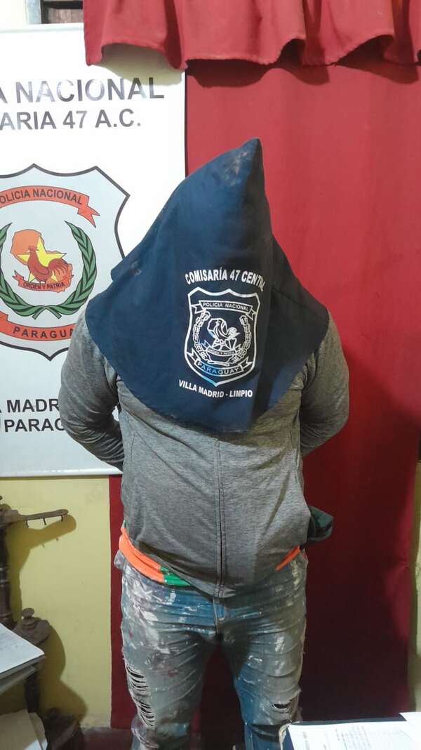 Policía aprehende a presunto implicado en robo domiciliario en Limpio - Policiales - ABC Color