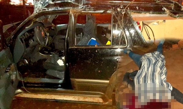 Joven murió al salir despedido de camioneta tras aparatoso vuelco sobre la Ruta PY02 – Diario TNPRESS