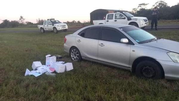 Abandonan en General Delgado vehículo hurtado en San Ignacio Misiones