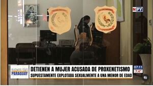 Detienen a “caficha” que explotaba a una menor de edad