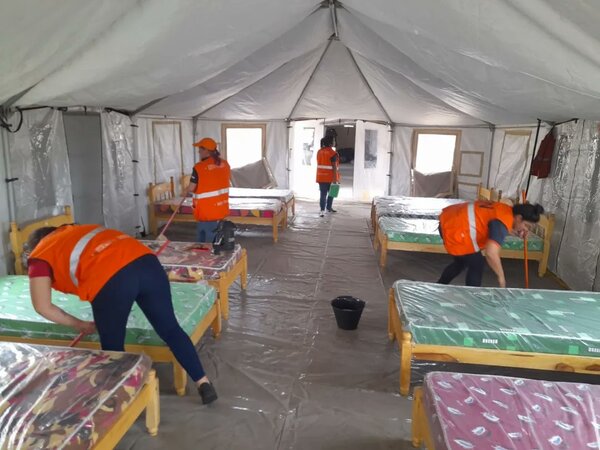 SEN albergó a unas 55 personas en un día