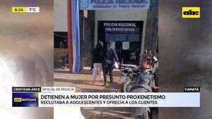 Video: Detienen a una mujer por presunto proxenetismo   - ABC Noticias - ABC Color