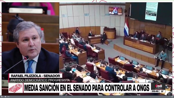 Senador ratifica que ley para controlar ONG´S no tiene intención de transparentar y que solo es para perseguir - Megacadena - Diario Digital